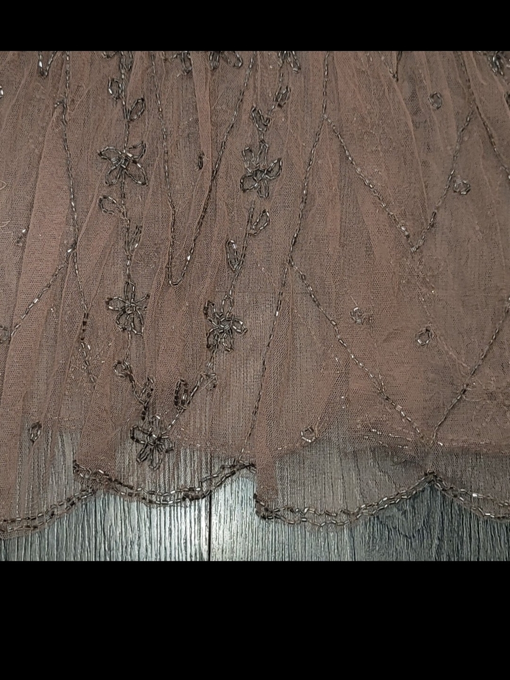 Free People "Starry Night" Beaded Slip Dress - Picture 4 of 6